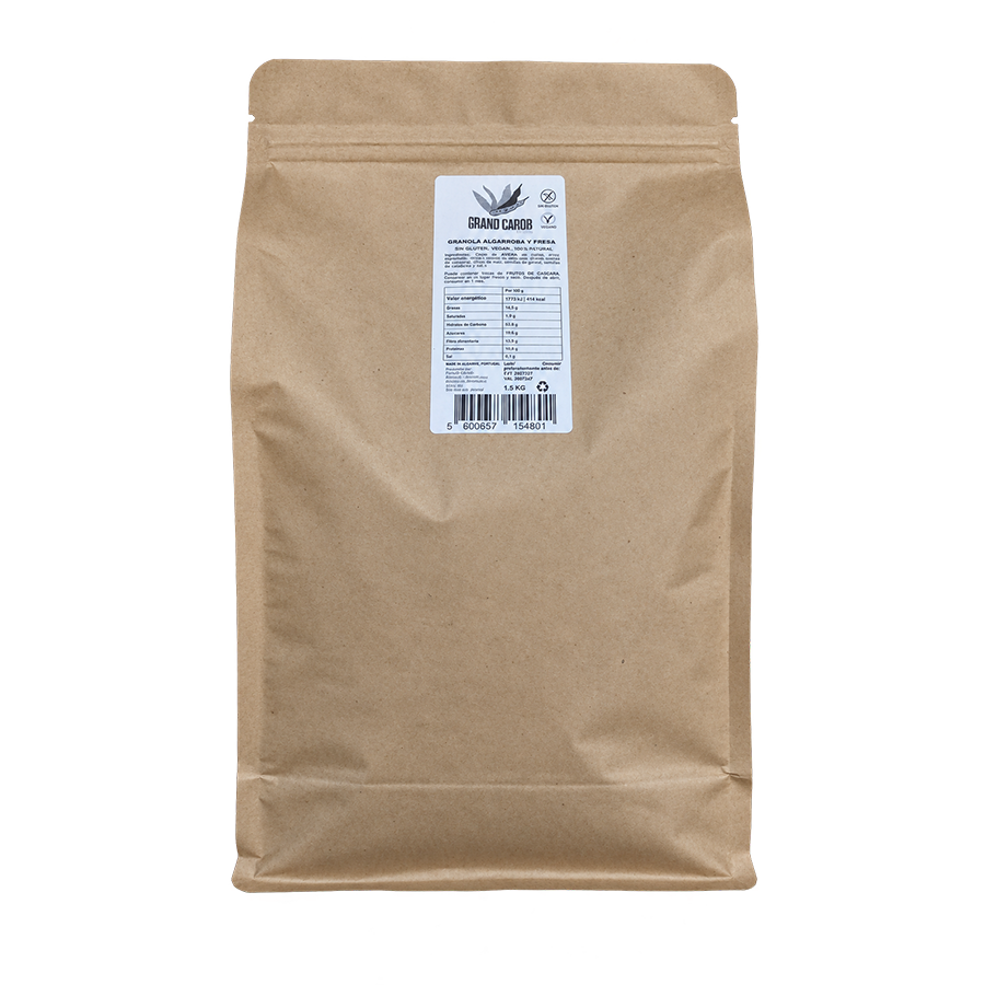 Crunchy Carob & Strawberry Granola 1500g